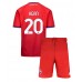 Maillot de foot Fiorentina Moise Kean #20 Troisième vêtements enfant 2024-25 Manches Courtes (+ pantalon court)